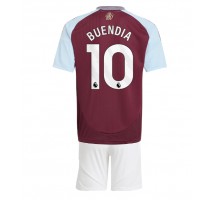 Aston Villa Emiliano Buendia #10 Koszulka Podstawowa dzieci 2024-25 Krótki Rękaw (+ krótkie spodenki)
